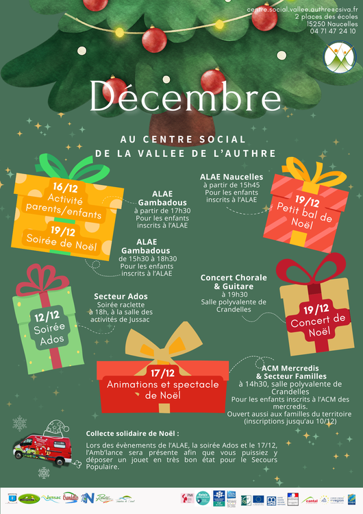 Animations décembre 2025