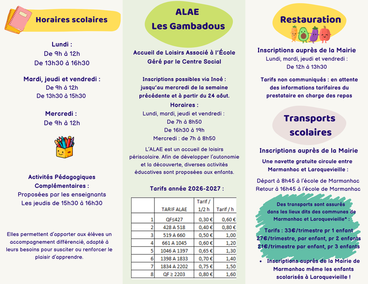 Dépliant de rentrée Laroquevieille (2)