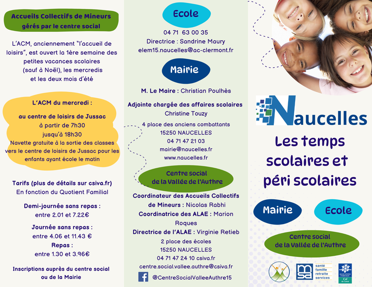 Dépliant rentrée 2026 NAUCELLES (1)